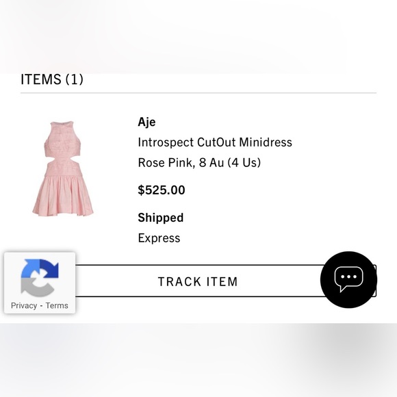 Aje Introspect Mini Dress in Pink - Picture 4 of 5